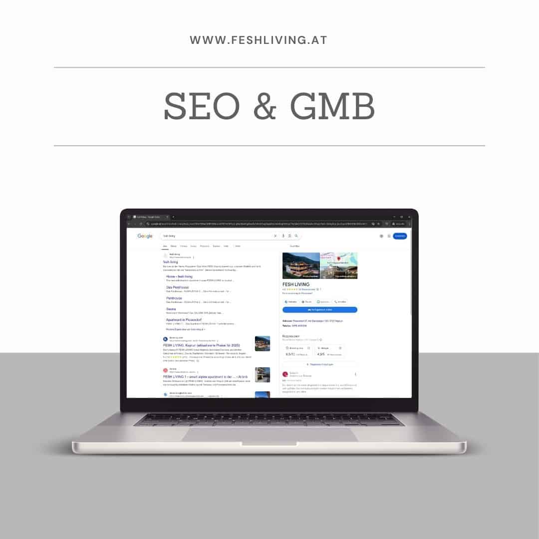GRAUZONE Referenz FESH-LIVING SEO Suchmaschinen Optimierung GoogleMyBusiness