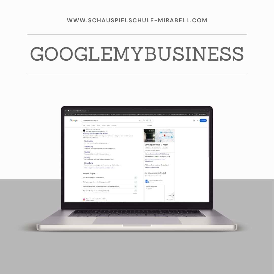 GRAUZONE Referenz Schauspielschule Mirabell GoogleMyBusiness