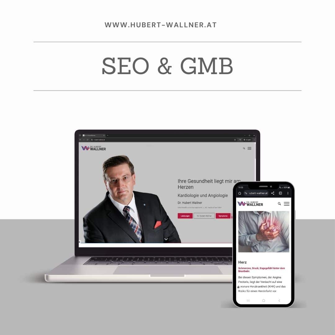 GRAUZONE Referenzen Dr Hubert Wallner SEO Suchmaschinen Optimierung GoogleMyBusiness