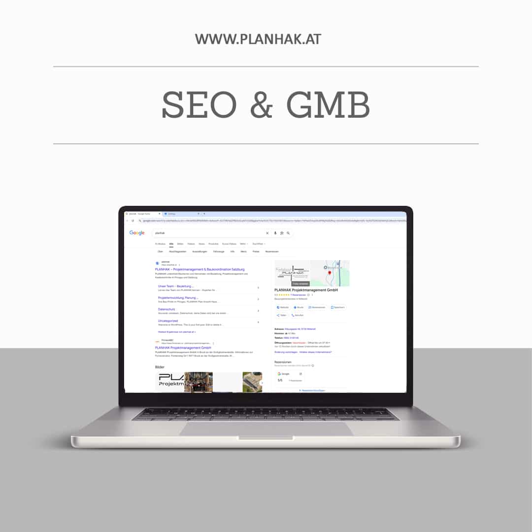 Referenz PLANHAK SEO & Google Business